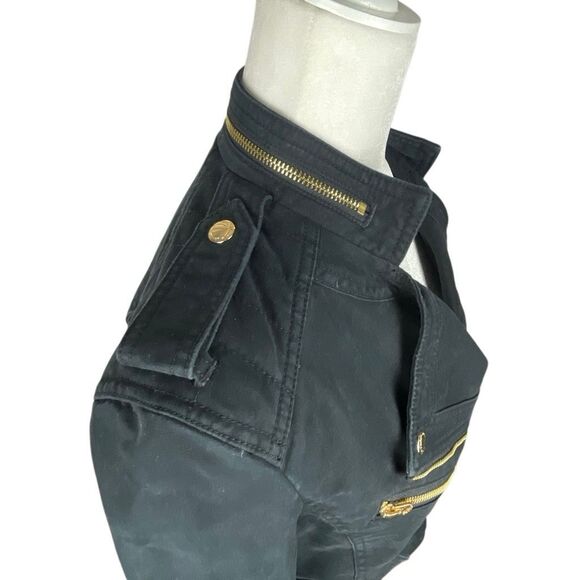 Juicy Couture Cotton Moto Jacket Black M - Picture 6 of 11